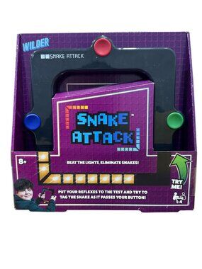 Snake Attack Electronic Handheld Game – Solo and Multiplayer Reflex Game for Kid